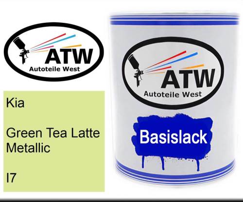 Kia, Green Tea Latte Metallic, I7: 1L Lackdose, von ATW Autoteile West.